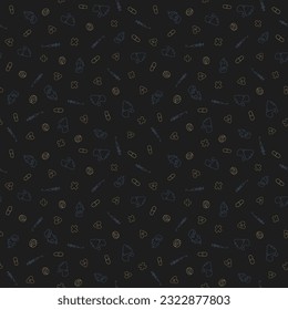 Medical vector illustration. Medical seamless pattern background.