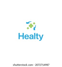 medical vector logo design. logo template