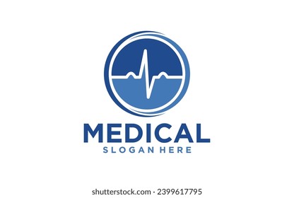 Plantilla de diseño de logotipo de vector médico
