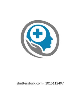 medical vector logo for head specialist