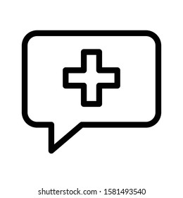 medical vector thin line icon 