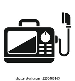 Medical ventilator tool icon simple vector. Patient machine. Hospital equipment