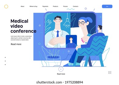 Medical video conference - medical insurance - online doctor service