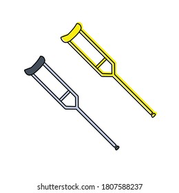 Vektorbilder für medizinische Walker für Symbole, Illustrationen und Aufkleber