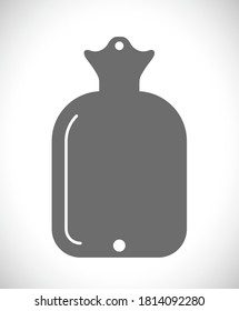 icono vector de concepto de calentador médico