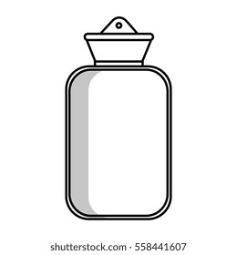Medical water bottle icon