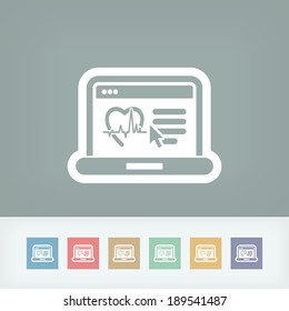 Medical website page