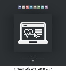 Medical website page