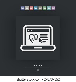 Medical website page