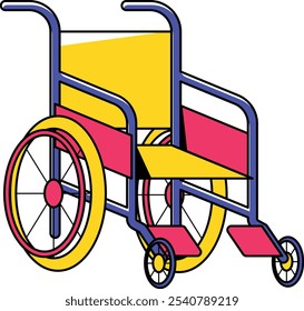Medical Wheelchair Device a Illustration
