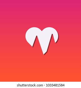 Medical white icon symbol