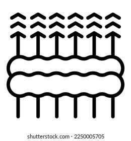 Medical wool icon outline vector. Medicine cotton. Health cosmetic