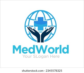 diseños de logotipo de la asociación mundial médica para servicios de salud y hospitalarios