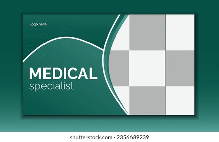 medical youtube thumbnail template Design