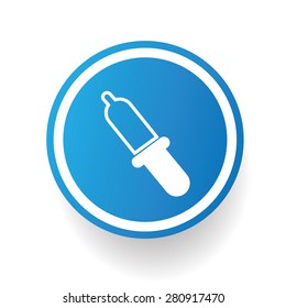 Medical,blue icon design on white background,clean vector