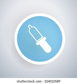 
Medical,blue icon design on white background,clean vector