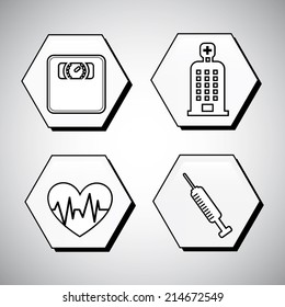 medical,design over gray background vector illustration