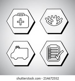 medical,design over gray background vector illustration