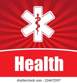 medical,design over red background vector illustration