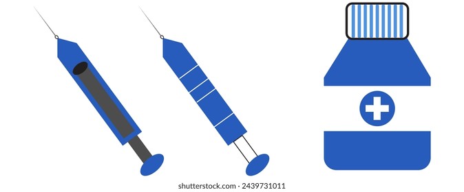 Medicament diagnosis protection insurance report medical information service vaccine dispense medicine healthcare concept.with health checkup drug doctor.