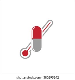 medicament and thermometer