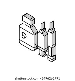 medicaments and preparations isometric icon vector. medicaments and preparations sign. isolated symbol illustration