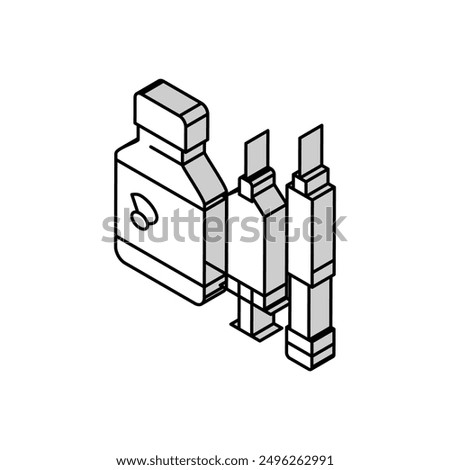 medicaments and preparations isometric icon vector. medicaments and preparations sign. isolated symbol illustration