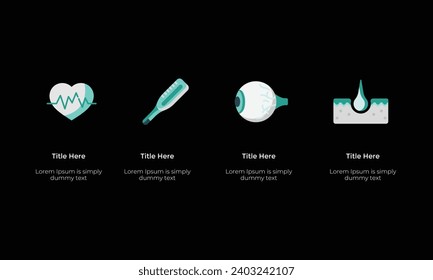Medicare banner with icons infographic