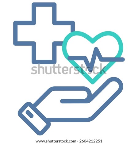Medicare Icon Element For Design