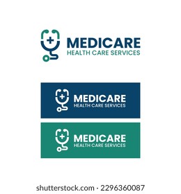 Medicare,Health Care Logo For Health Services,Clinics,Hospitals and Para Medics