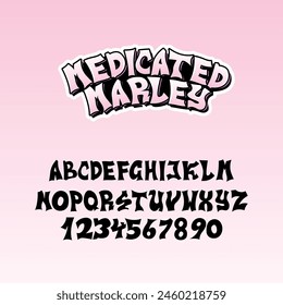 Medicated Marley Fonts, Fancy Font, Bold Font