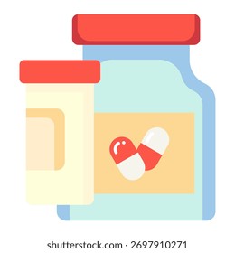 Elemento de icono de botella de medicamento para diseño