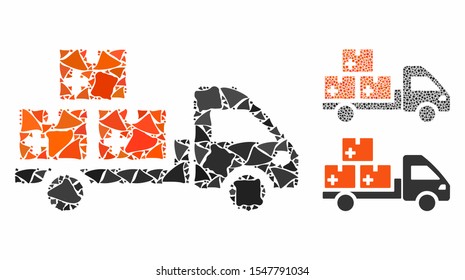 Medication Delivery Composition Of Tuberous Elements In Variable Sizes And Color Tints, Based On Medication Delivery Icon. Vector Tuberous Elements Are Organized Into Composition.