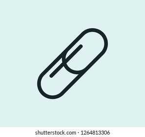 Medication icon line isolated on clean background. Medication icon concept drawing icon line in modern style. Vector illustration for your web mobile logo app UI design.