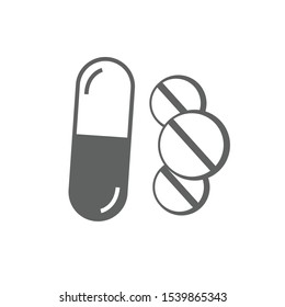 Medication Icons and Capsule Icons