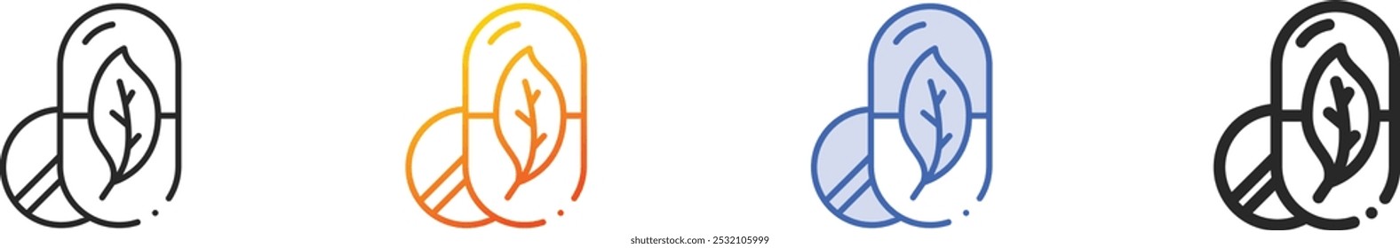 medication icon.Thin Linear, Gradient, Blue Stroke and bold Style Design Isolated On White Background