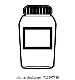 medication pills flask icon image 