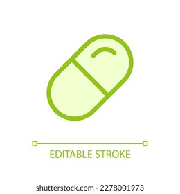 Medication pixel perfect glassmorphism ui icon. Medical prescription. Color filled line element with transparency. Vector pictogram in glass morphism style. Editable stroke. Arial font used