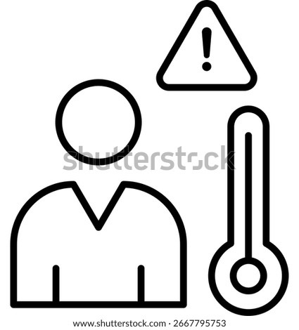 Medication Side Effect, Health Risk from Medicine Icon