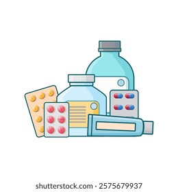 Medication Vectors and Illustrations art