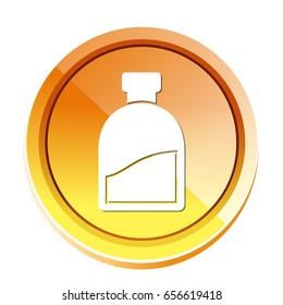 medicinal bottle liquid icon