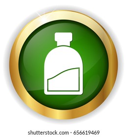 medicinal bottle liquid icon