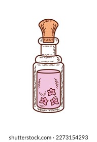 medicinal herbs bottle icon isolated