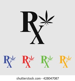 Medicinal Marijuana vector icon