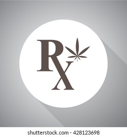 Medicinal Marijuana vector icon