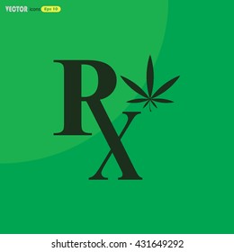 Medicinal Marijuana vector icon