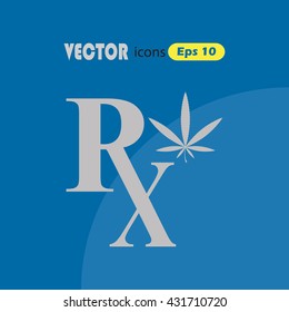 Medicinal Marijuana vector icon