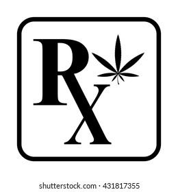 Medicinal Marijuana vector icon