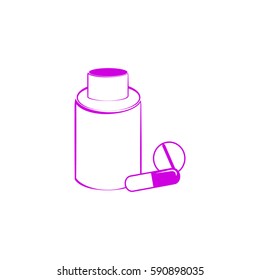 Medicinal plant. Icon.