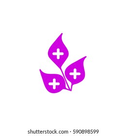 Medicinal plant. Icon.